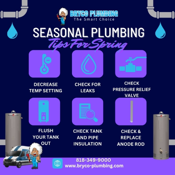 spring plumbing tips for water heaters